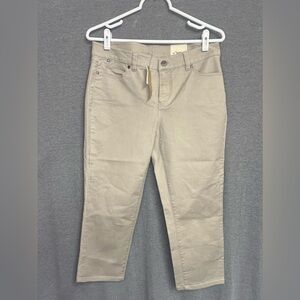 Talbots Light Beige/Cream Capri Pants